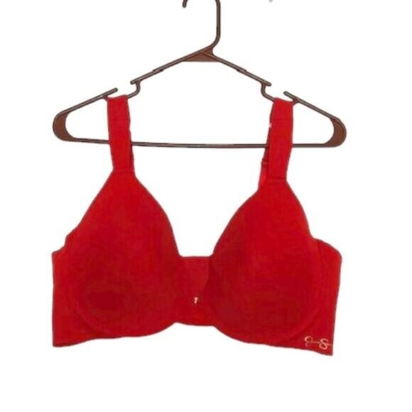 Jessica Simpson Women’s Full Figure Red Underwire Bra 42C - Picture 2 of 8